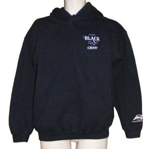 CLINT BLACK Hoodie, M, Black, Pullover, Touring Crew, Kangaroo pocket, Cotton